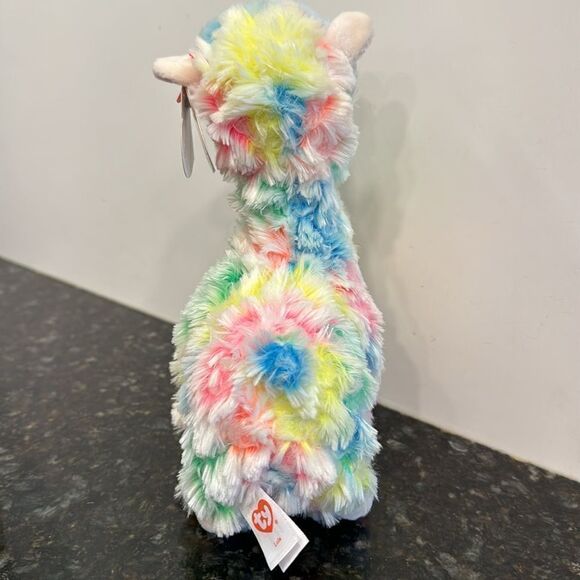 Ty Classic Plush LOLA the Multicolor Llama (9 Inch Medium Size) Plush Toy NWT - Picture 3 of 10